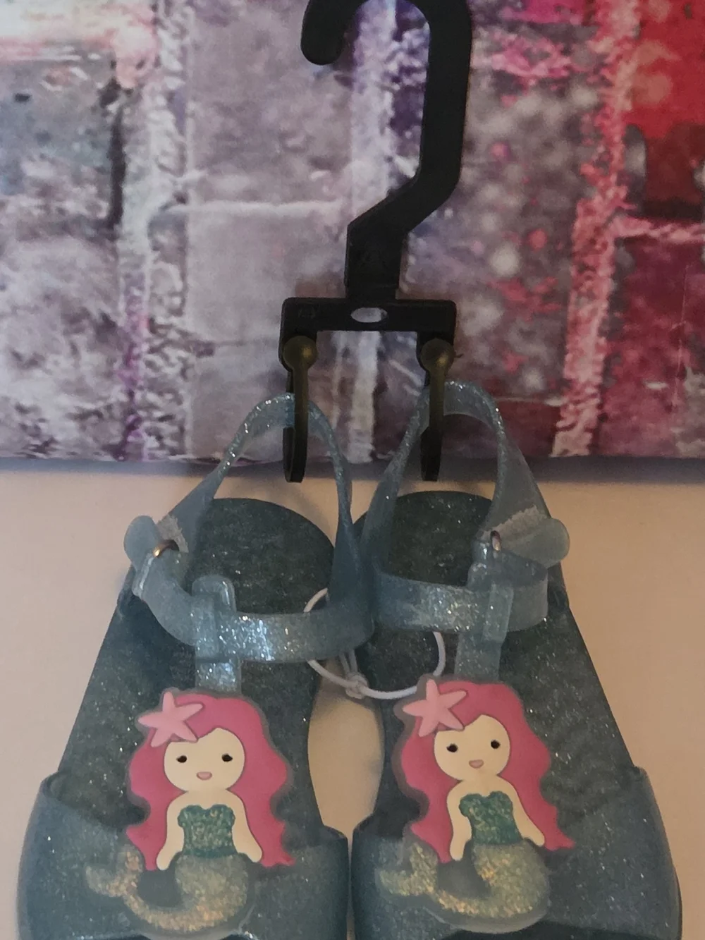 Sparkle Mermaid Jelly Sandals NWT